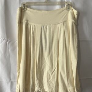 Armani Exchange Light Cream A-Line Skirt